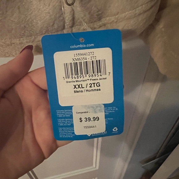 Beige Columbia Fleece - Picture 9 of 11